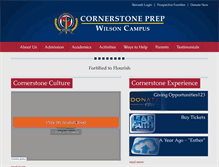 Tablet Screenshot of cornerstoneprep.net